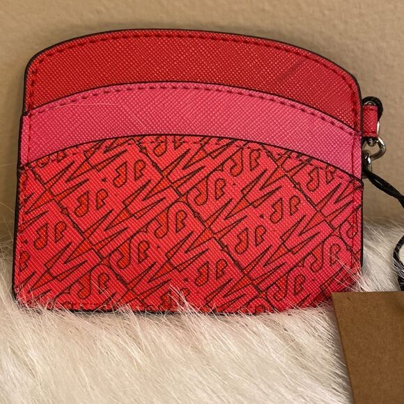 NWT Steve Madden Card Case Wallet - Pink/Red - Picture 7 of 8